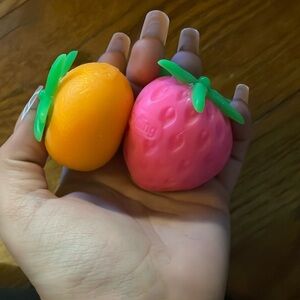 Will clean before sold strawberry and orange needoh